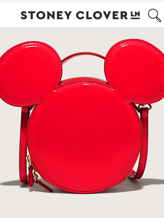 Stoney Clover Lane Handbags - Stoney Clover Lane Disney Red Mickey Mouse Ear Crossbody Bag